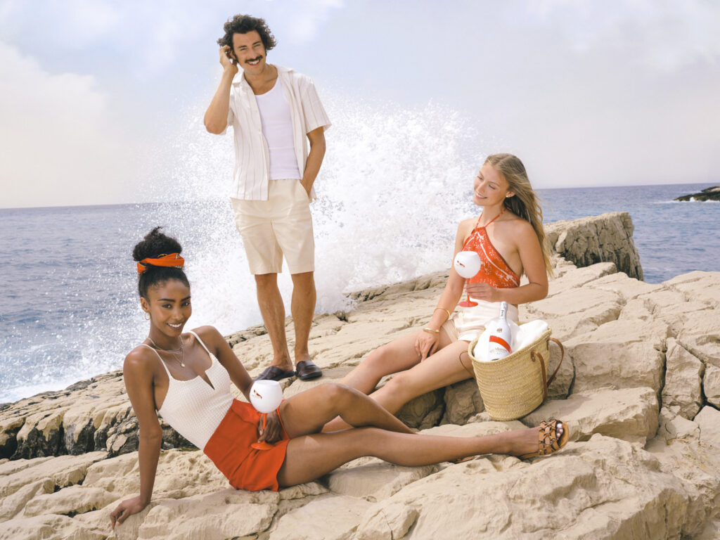 Production d'un shooting photo et d'un tournage video pour Mumm